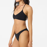 Saltwater Solids Flamenco Cheeky Bottoms - Check w/ Morgan -  | O'Neill