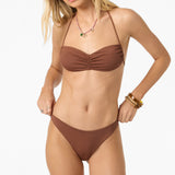 Saltwater Solids Flamenco Cheeky Bottoms - Coconut Brown | O'Neill