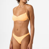 Saltwater Solids Flamenco Cheeky Bottoms - Neon Apricot Nectar | O'Neill