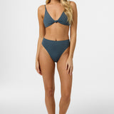 Saltwater Solids Max High Waist Full Bottoms - Slate | O'Neill