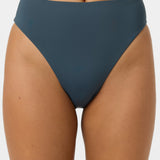 Saltwater Solids Max High Waist Full Bottoms - Slate | O'Neill