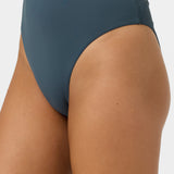 Saltwater Solids Max High Waist Full Bottoms - Slate | O'Neill