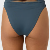 Saltwater Solids Max High Waist Full Bottoms - Slate | O'Neill