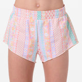 Girl's Cruising Printed 2" Boardshorts - Ivory | O'Neill