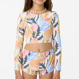 Girl's Cruising Printed 2" Elastic Boardshorts