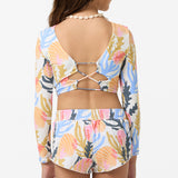 Girl's Cruising Printed 2" Elastic Boardshorts