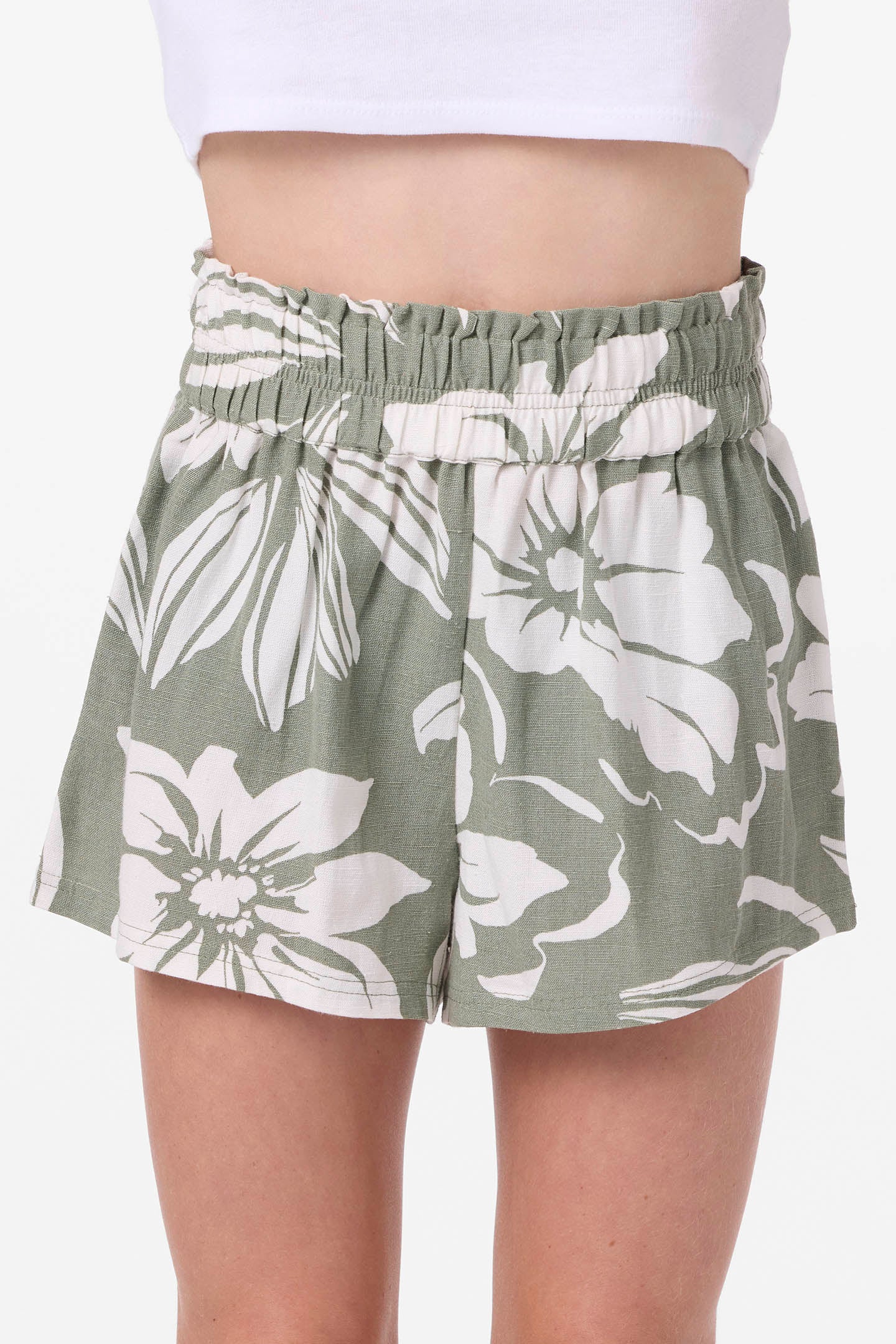 Girl's Gabi Short Floral Shorts - Sea Spray | O'Neill