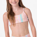 Girl's Bali Floral Revo Tie Back Bralette Set