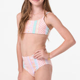 Girl's Bali Floral Revo Tie Back Bralette Set