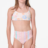 Girl's Bali Floral Revo Tie Back Bralette Set