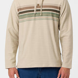 Bavaro Block Striped Poncho Pullover Fleece