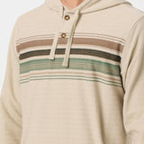 Bavaro Block Striped Poncho Pullover Fleece