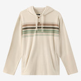 Bavaro Block Striped Poncho Pullover Fleece