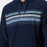 Bavaro Block Striped Poncho Pullover Fleece