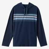 Bavaro Block Striped Poncho Pullover Fleece