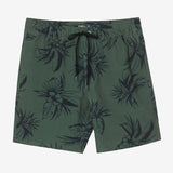 Stockton Print Elastic Waist 18" Hybrid Shorts