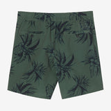 Stockton Print Elastic Waist 18" Hybrid Shorts