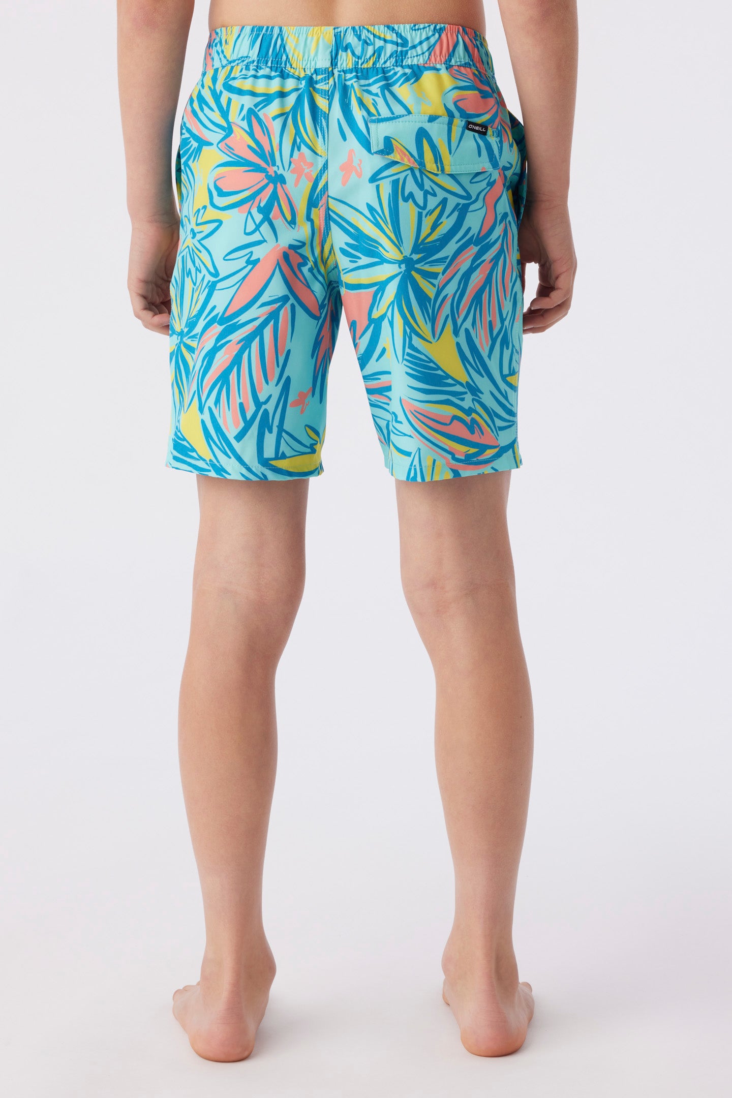 BOY'S HERMOSA ELASTIC WAIST 16" SWIM TRUNKS