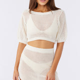 Erin Crochet Cover-Up Top