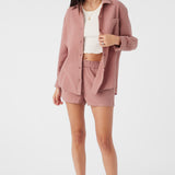 Leni Crinkle Double Gauze Button Down Shirt