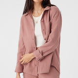 Leni Crinkle Double Gauze Button Down Shirt