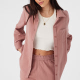 Leni Crinkle Double Gauze Button Down Shirt