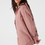 Leni Crinkle Double Gauze Button Down Shirt