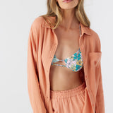 Leni Crinkle Double Gauze Button Down Shirt