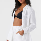 Carla Crinkle Double Gauze Beach Shorts