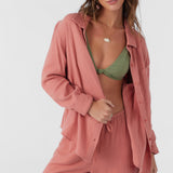 Leni Crinkle Double Gauze Button Down Shirt