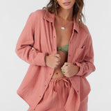 Leni Crinkle Double Gauze Button Down Shirt