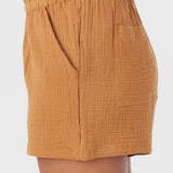 Carla Crinkle Double Gauze Beach Shorts