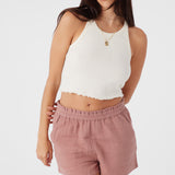 Carla Crinkle Double Gauze Beach Shorts