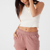 Carla Crinkle Double Gauze Beach Shorts