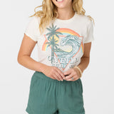 Carla Crinkle Double Gauze Beach Shorts