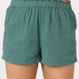 Carla Crinkle Double Gauze Beach Shorts