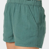 Carla Crinkle Double Gauze Beach Shorts