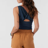 Carla Crinkle Double Gauze Beach Shorts