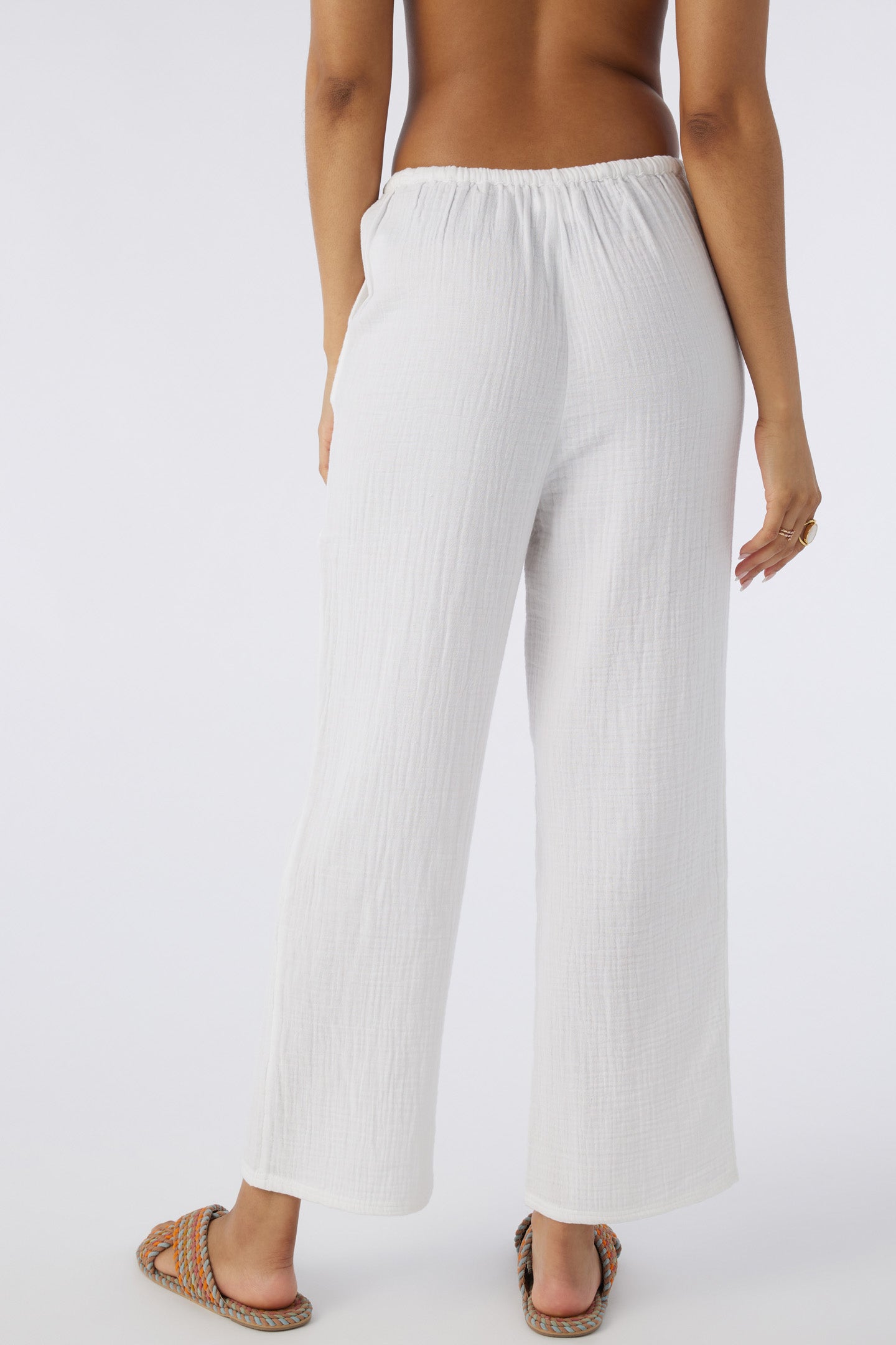 BRENDA CRINKLE DOUBLE GAUZE BEACH PANTS