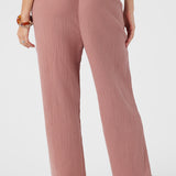 Brenda Crinkle Double Gauze Beach Pants