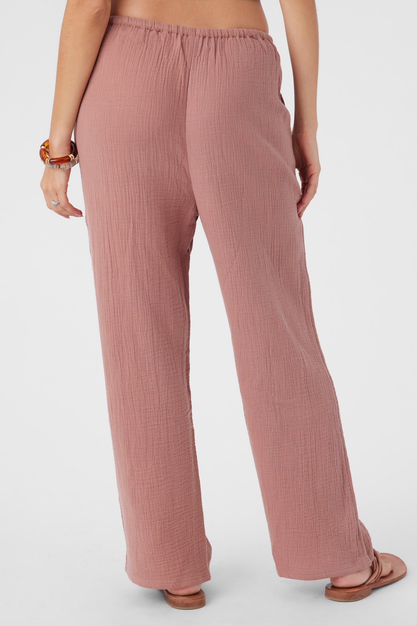 BRENDA CRINKLE DOUBLE GAUZE BEACH PANTS