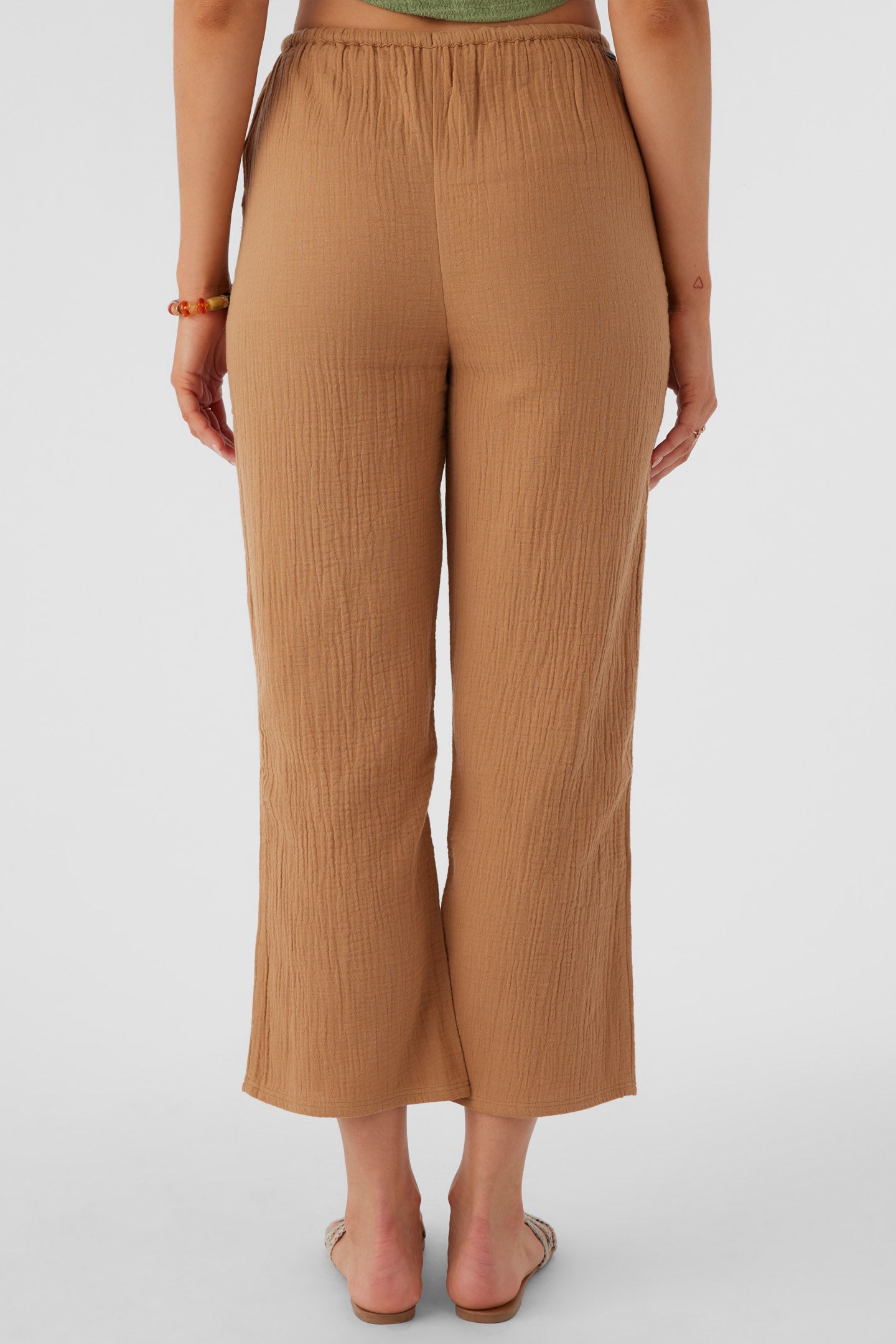 BRENDA CRINKLE DOUBLE GAUZE BEACH PANTS