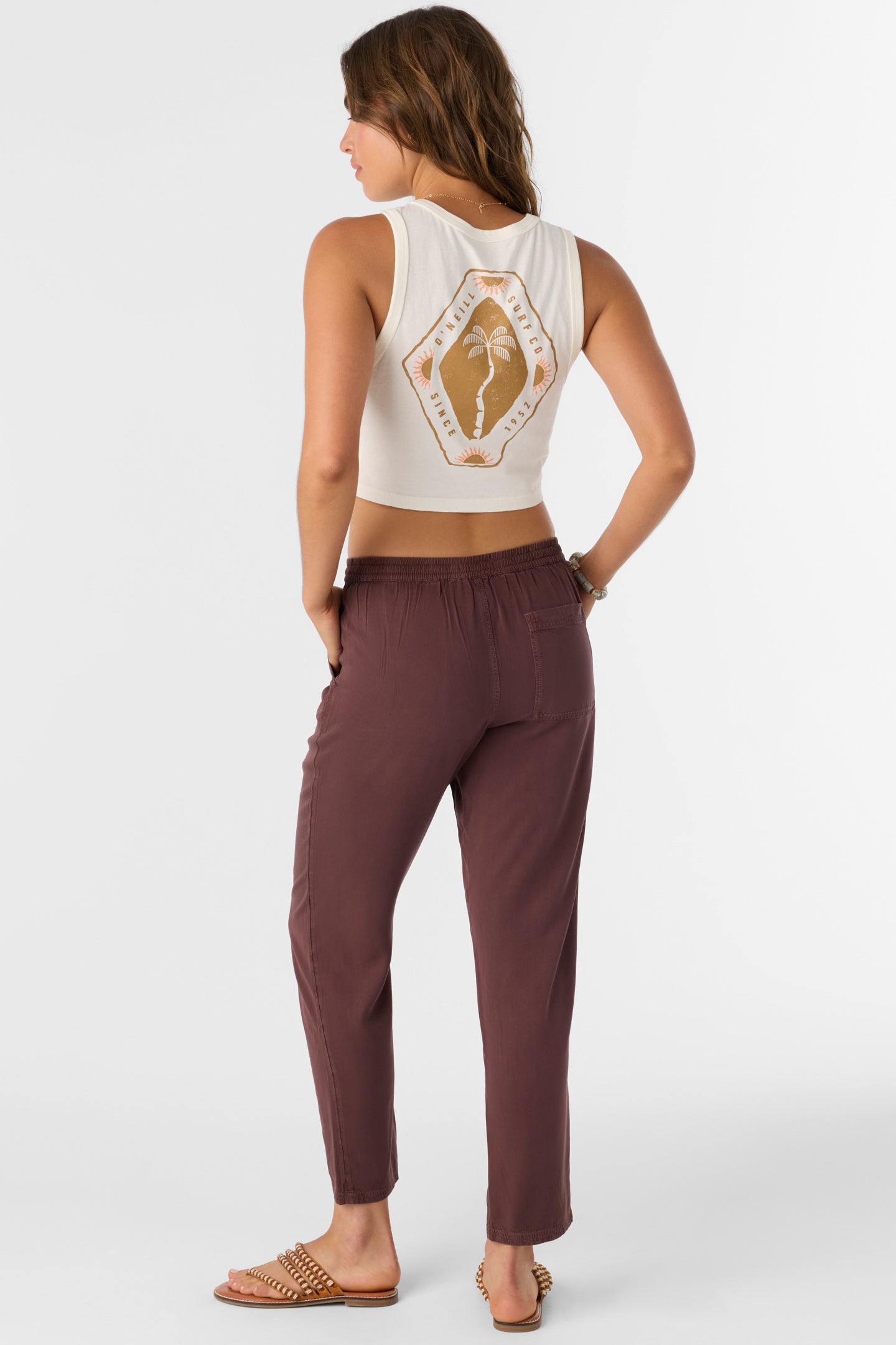 【choco】Nala チノパンツ　black S Francina Pants - Chocolate | O'Neill