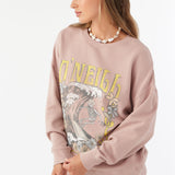 Choice Crewneck Oversized-Fit Fleece Pullover