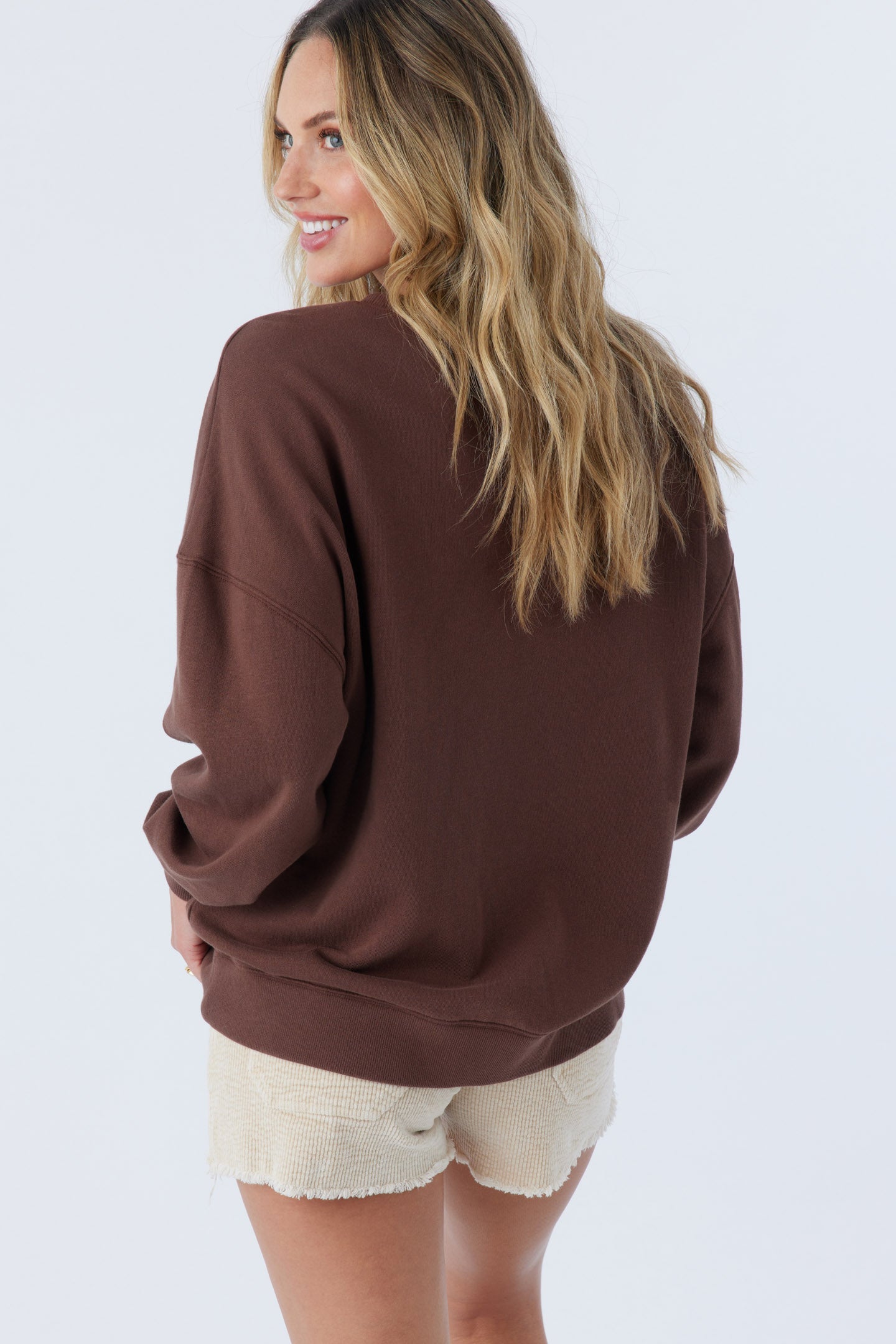 CHOICE CREWNECK OVERSIZED-FIT FLEECE PULLOVER