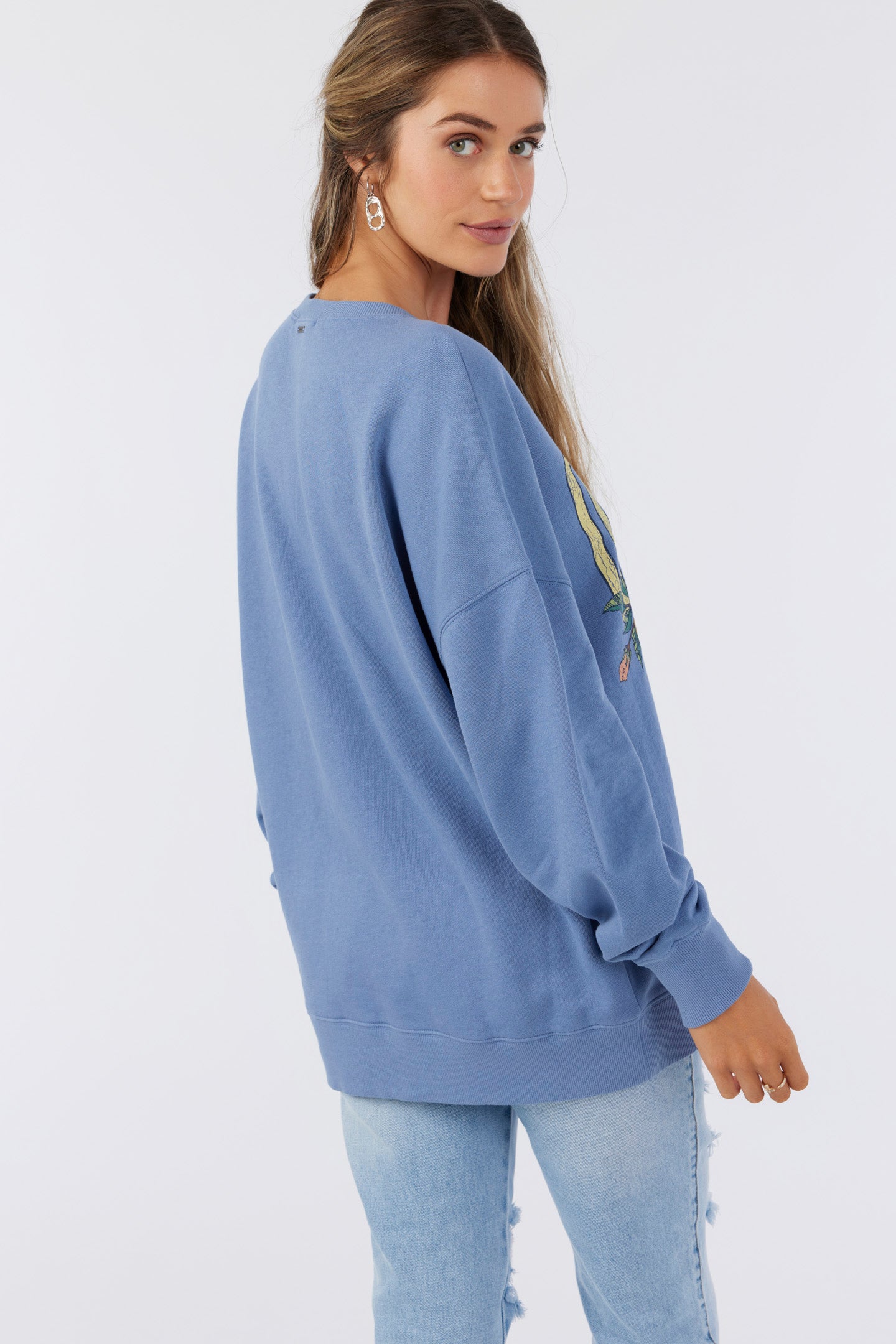 CHOICE CREWNECK OVERSIZED-FIT FLEECE PULLOVER