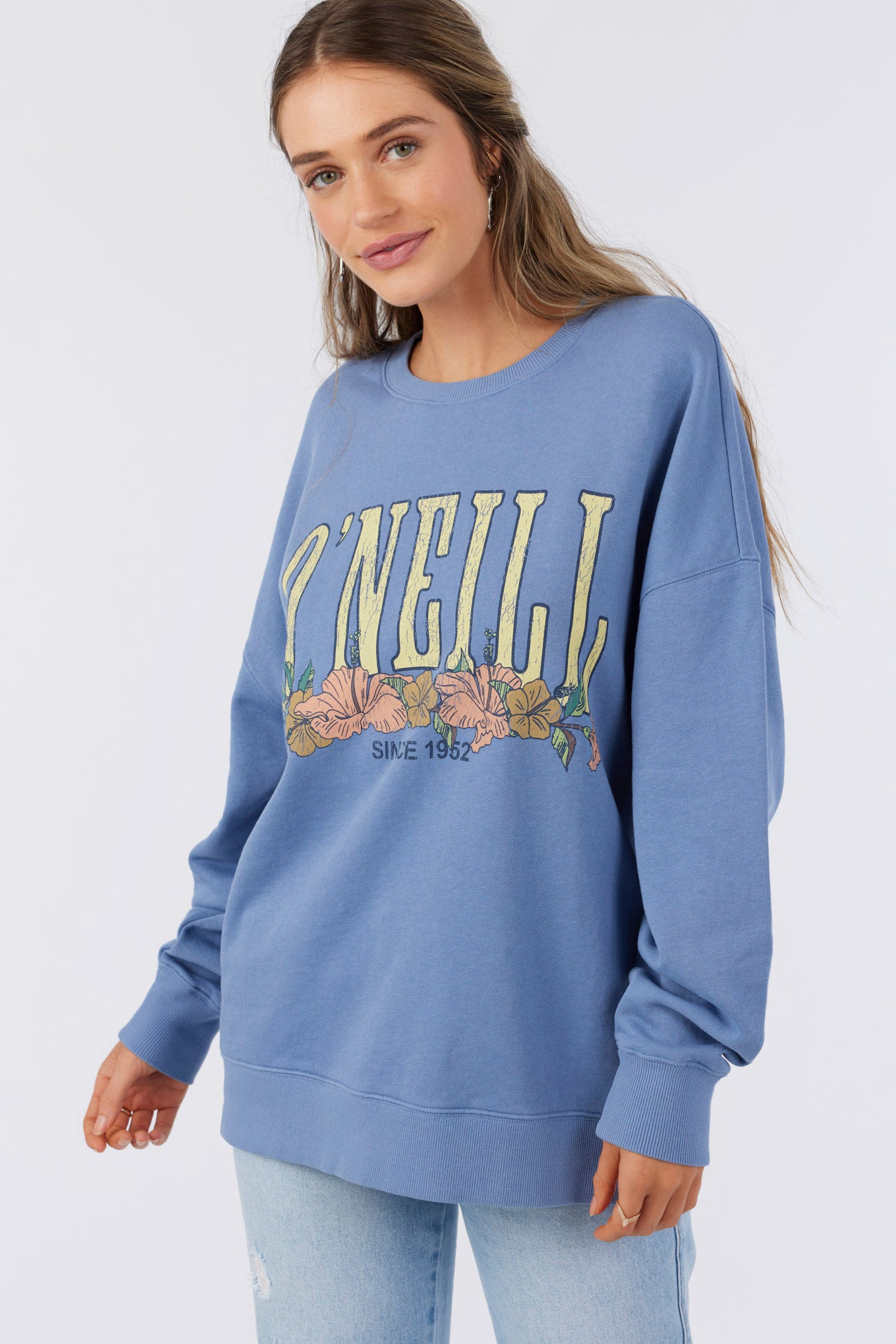 CHOICE CREWNECK OVERSIZED-FIT FLEECE PULLOVER