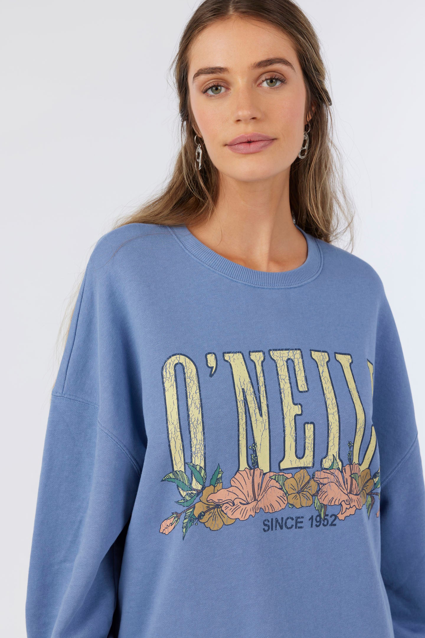 CHOICE CREWNECK OVERSIZED-FIT FLEECE PULLOVER