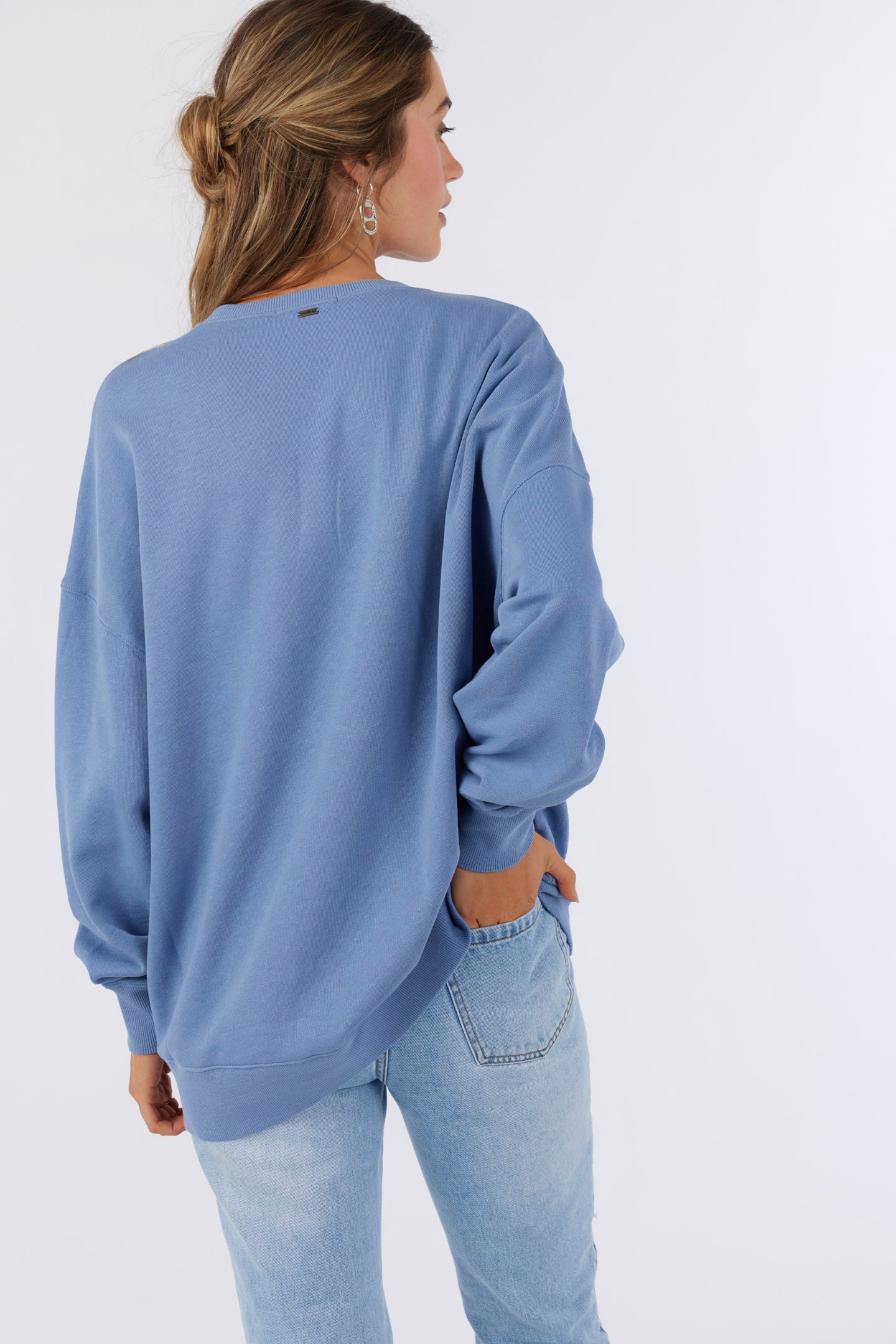 CHOICE CREWNECK OVERSIZED-FIT FLEECE PULLOVER