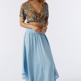 Marnie Solid Midi Skirt